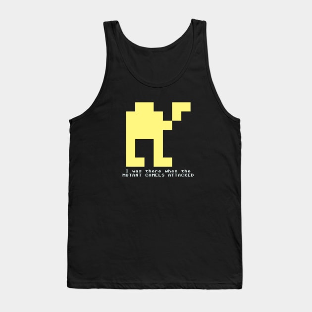 Mutant Camels (for Dark Tees) - Commodore 64 Legend Tank Top by Out of Memory